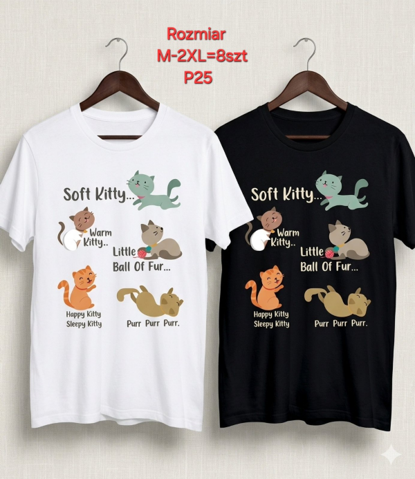 Bluzki damskie Roz M-2XL, Mix Kolor Paczka 8 szt
